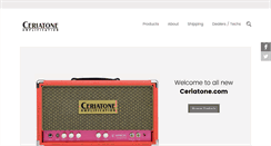 Desktop Screenshot of ceriatone.com