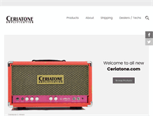 Tablet Screenshot of ceriatone.com